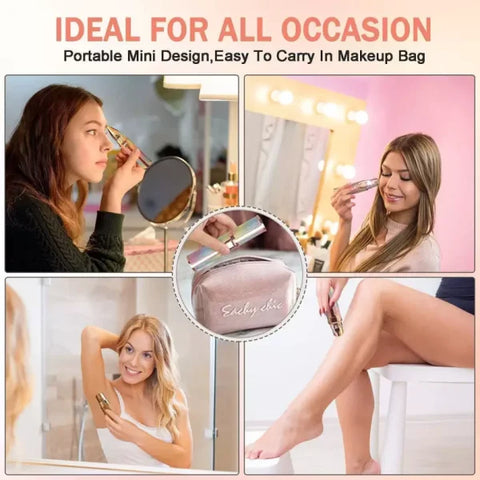 2 In 1 Rechargeable Electric Eyebrow Trimmer +Body Facial Hair Removal